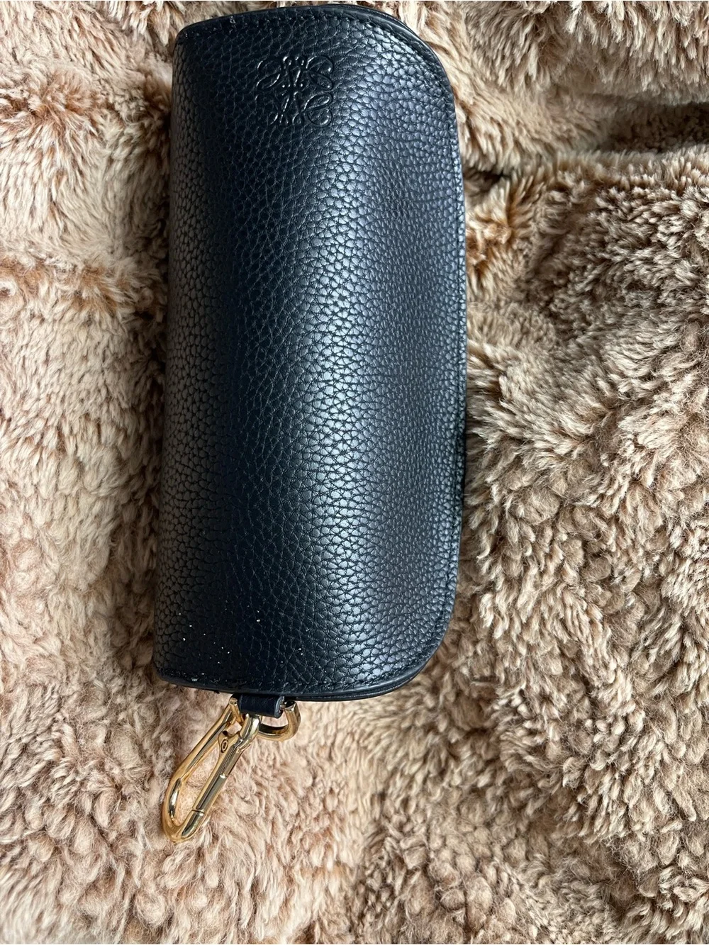 White Designer Loewe  Sunglasses with Gold Accent